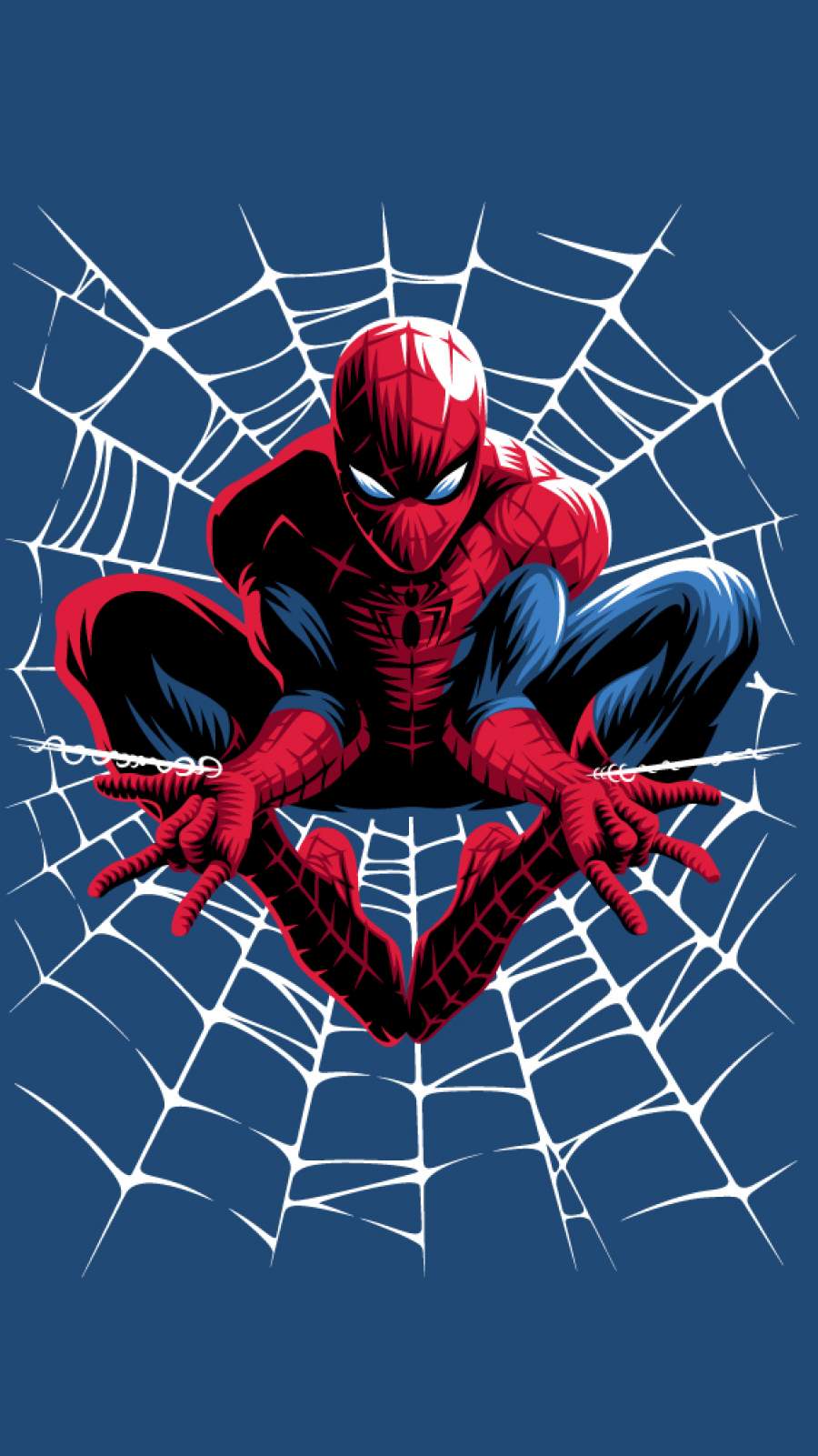 Spiderman web art iphone wallpaper
