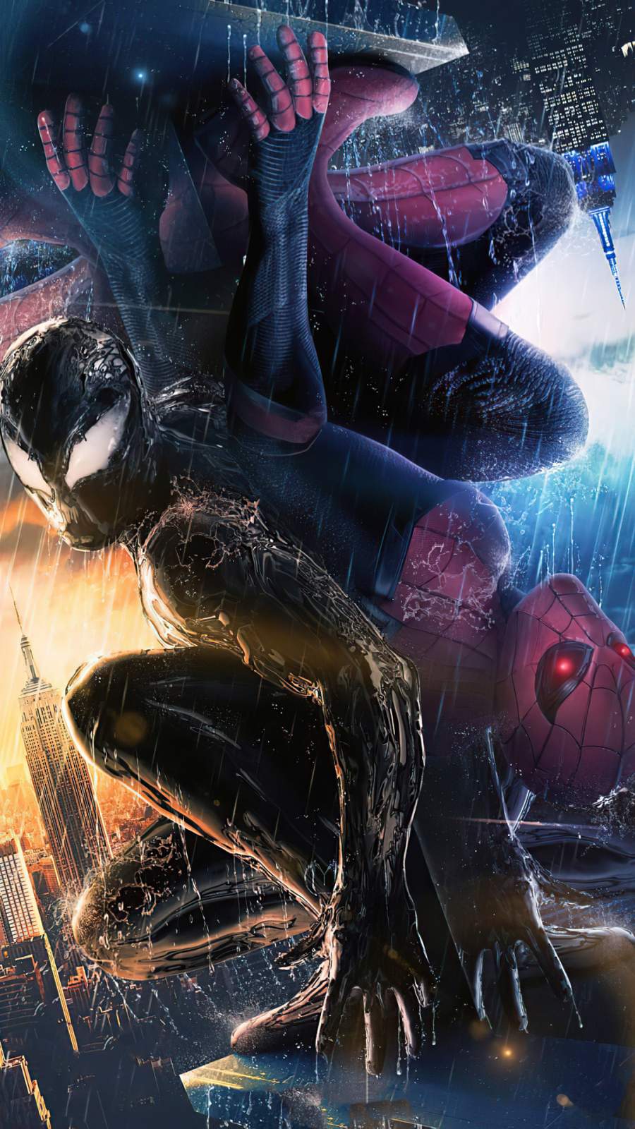 Spiderman poster iphone wallpaper