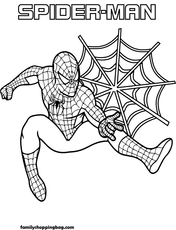 Free printable spiderman coloring pages and more lil shannie