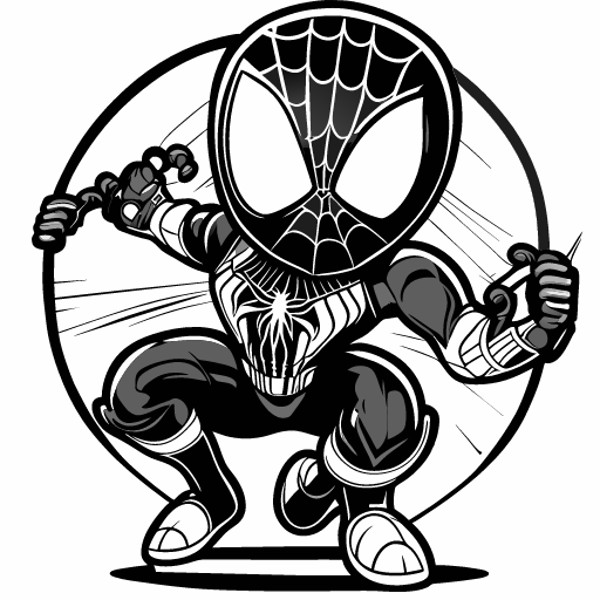 Spiderman coloring pages for kids