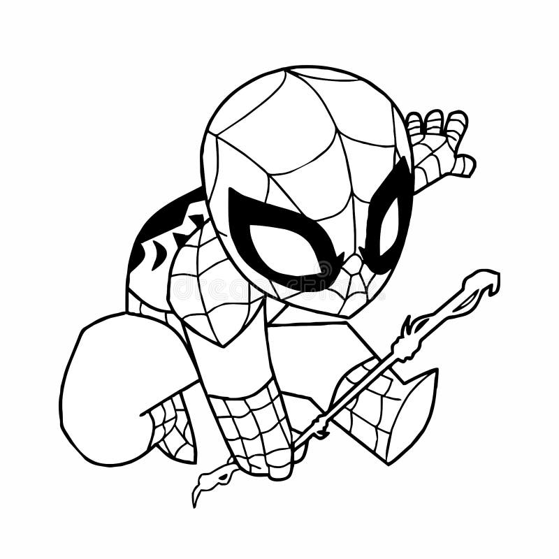 Spiderman drawing stock illustrations â spiderman drawing stock illustrations vectors clipart