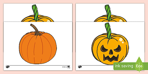 Editable halloween pumpkin a