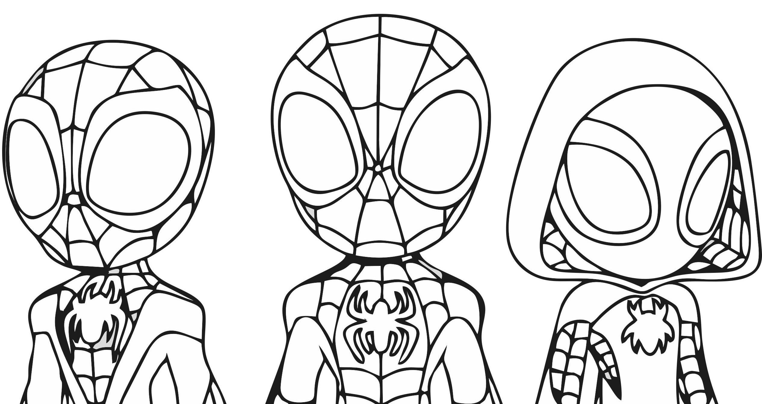 Unlock creativity with free printable spidey and his amazing friends coloring pages uowlcolor