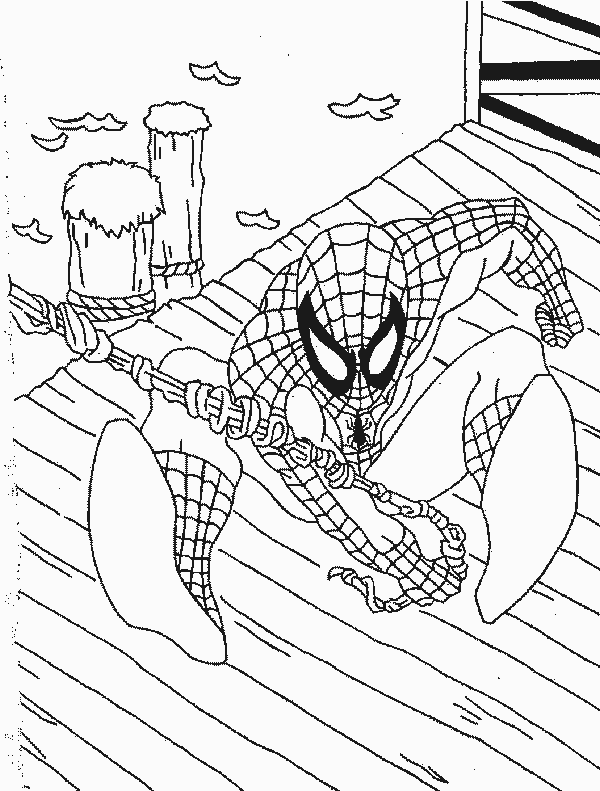 Best spiderman coloring pages for kids