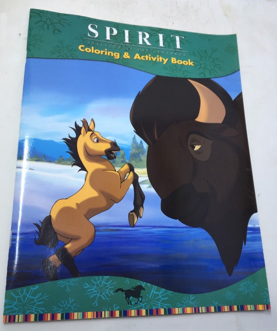 Spirit stallion of the cimarron coloring book very hard to find