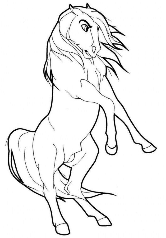 Spirit stallion of the cimarron coloring pages deviantart