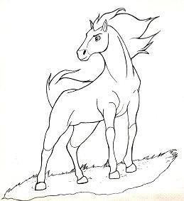 Horse coloring pages printable for free download