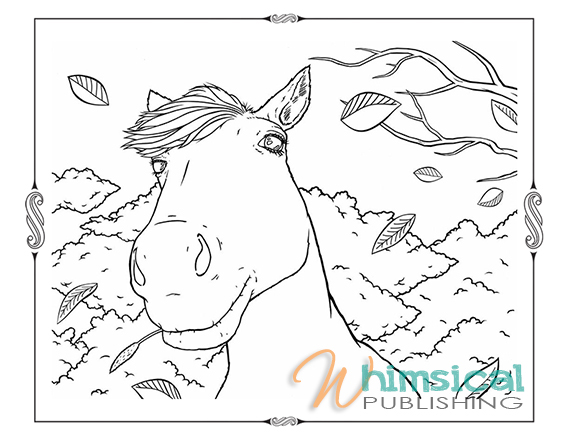 Free coloring pages â whimsil publishing illustration