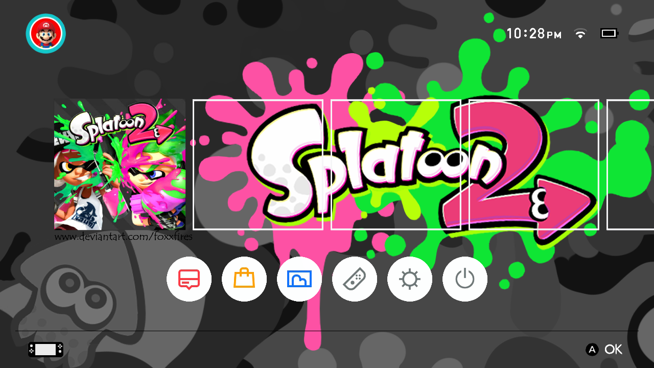 Nintendo switch splatoon background by foxxfires on
