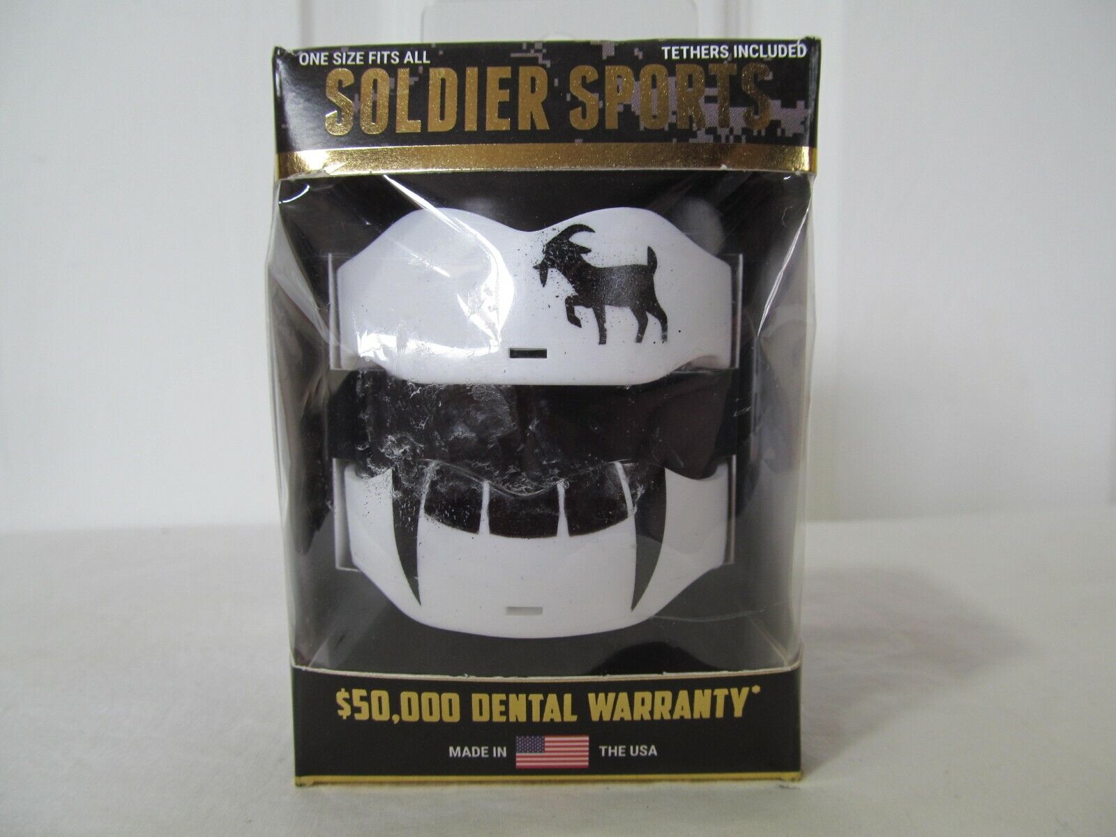 Nib soldier sports custom all sports pc goat fangs mouth guard lip protector