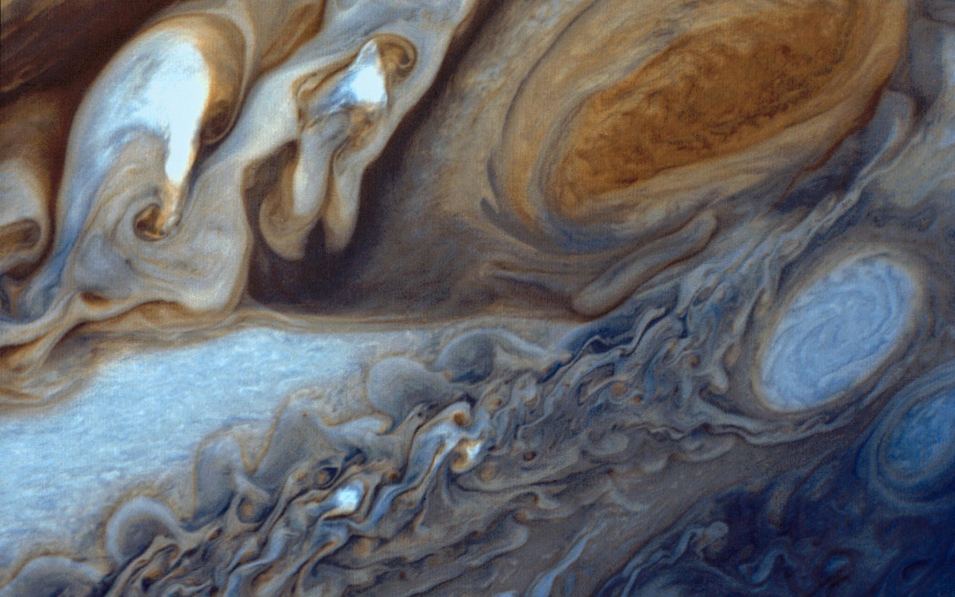 Jupiters great red spot wallpaper