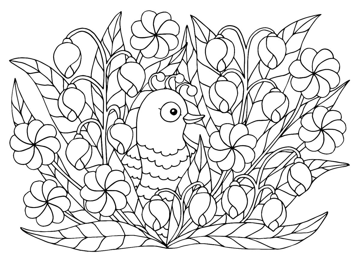 Spring flowers coloring pages free printable coloring pages of flowers for adults kids printables mom