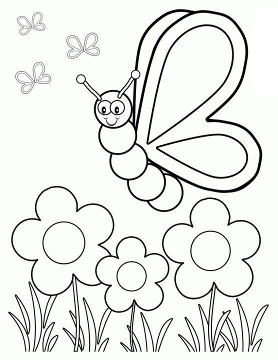 Top free printable spring coloring pages online butterfly coloring page bug coloring pages summer coloring pages