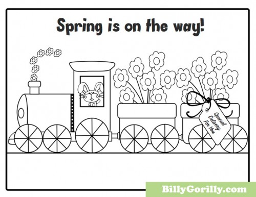 Printable spring coloring pages sing laugh learn