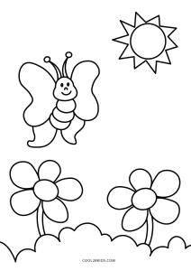 Free printable spring coloring pages for kids