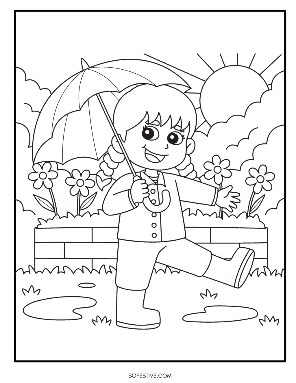 Free spring coloring pages updated