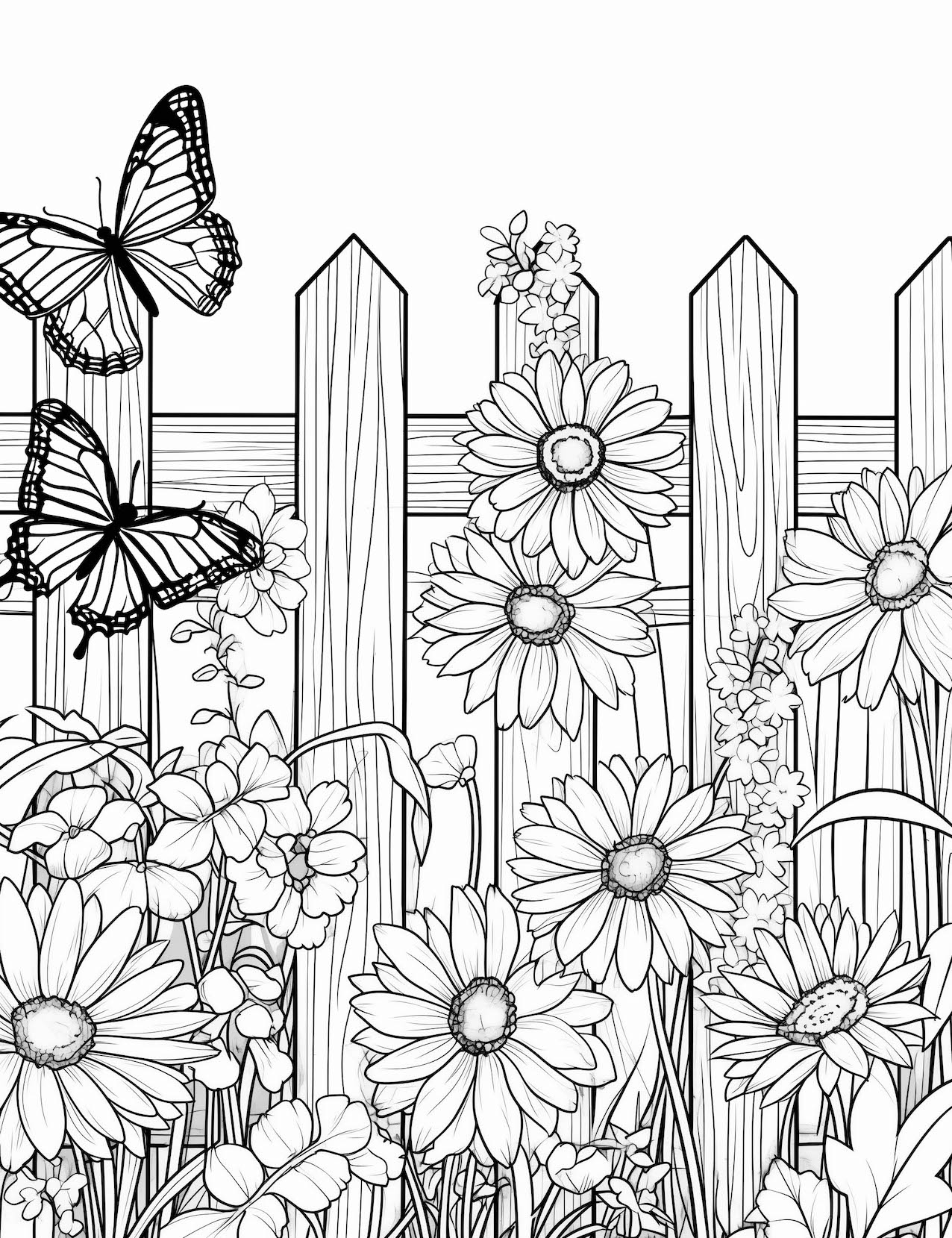 Fascinating printable spring coloring pages