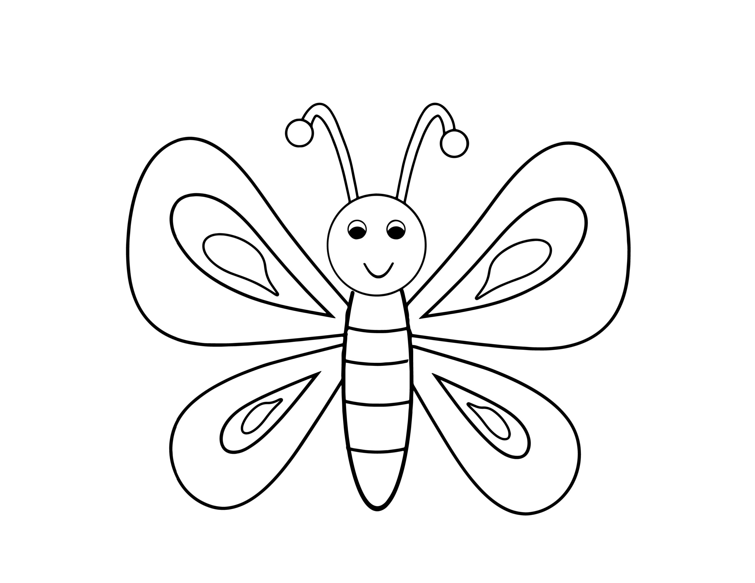 Butterfly in spring coloring page free printable no you need to calm down