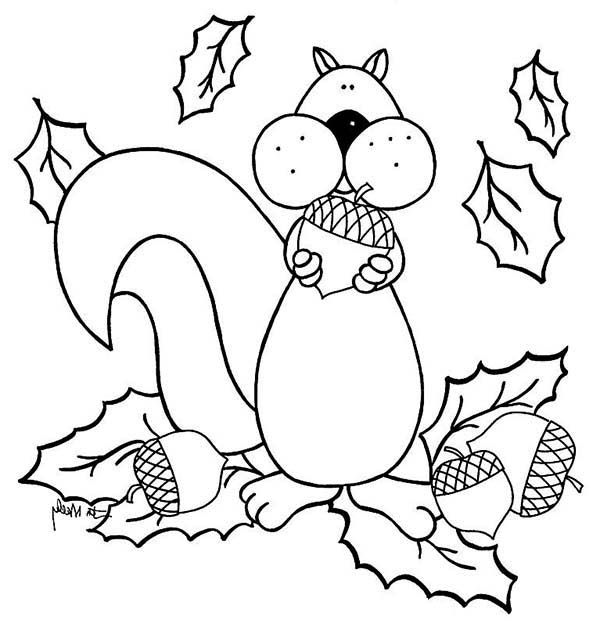Coloring pages hungry squirrel coloring pages