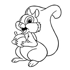 Top free printable squirrel coloring pages online