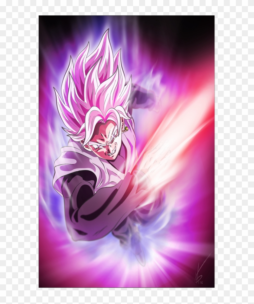 Goku black rose poster