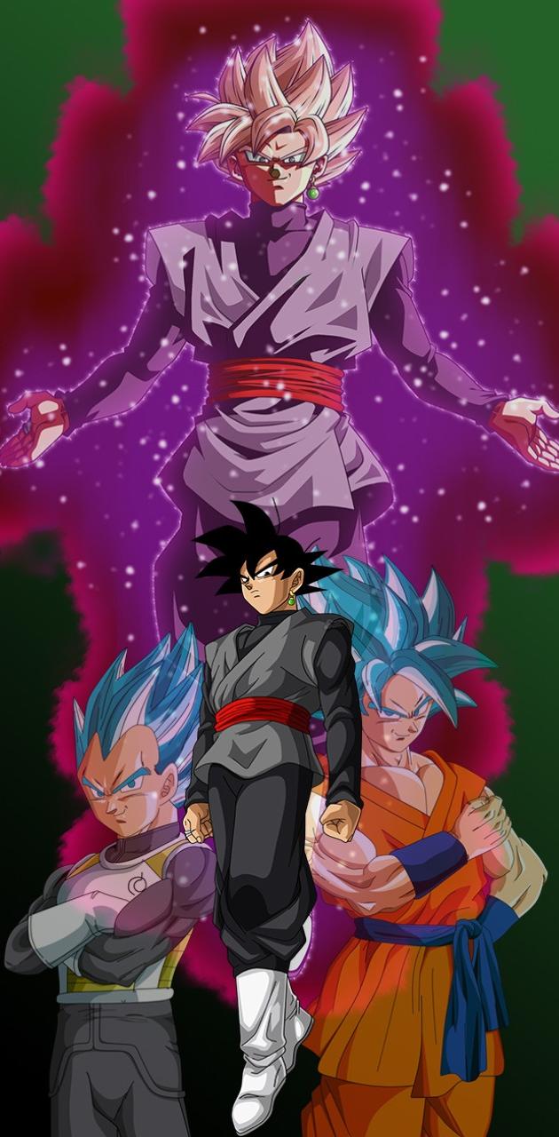 Goku black ssj rose wallpaper by zodiac