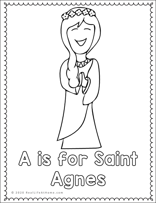 Letter a â catholic letter of the week worksheets and coloring pages