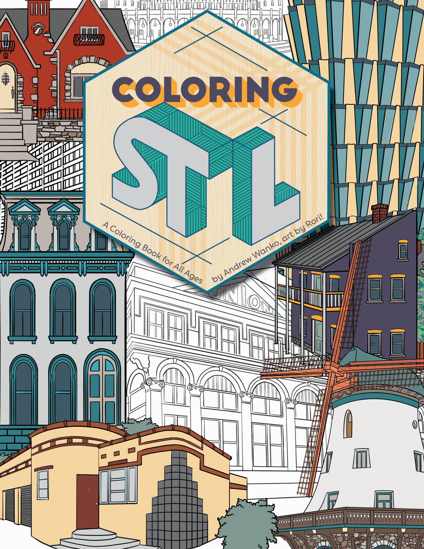 Coloring st louis a coloring book for all ages wanko rori