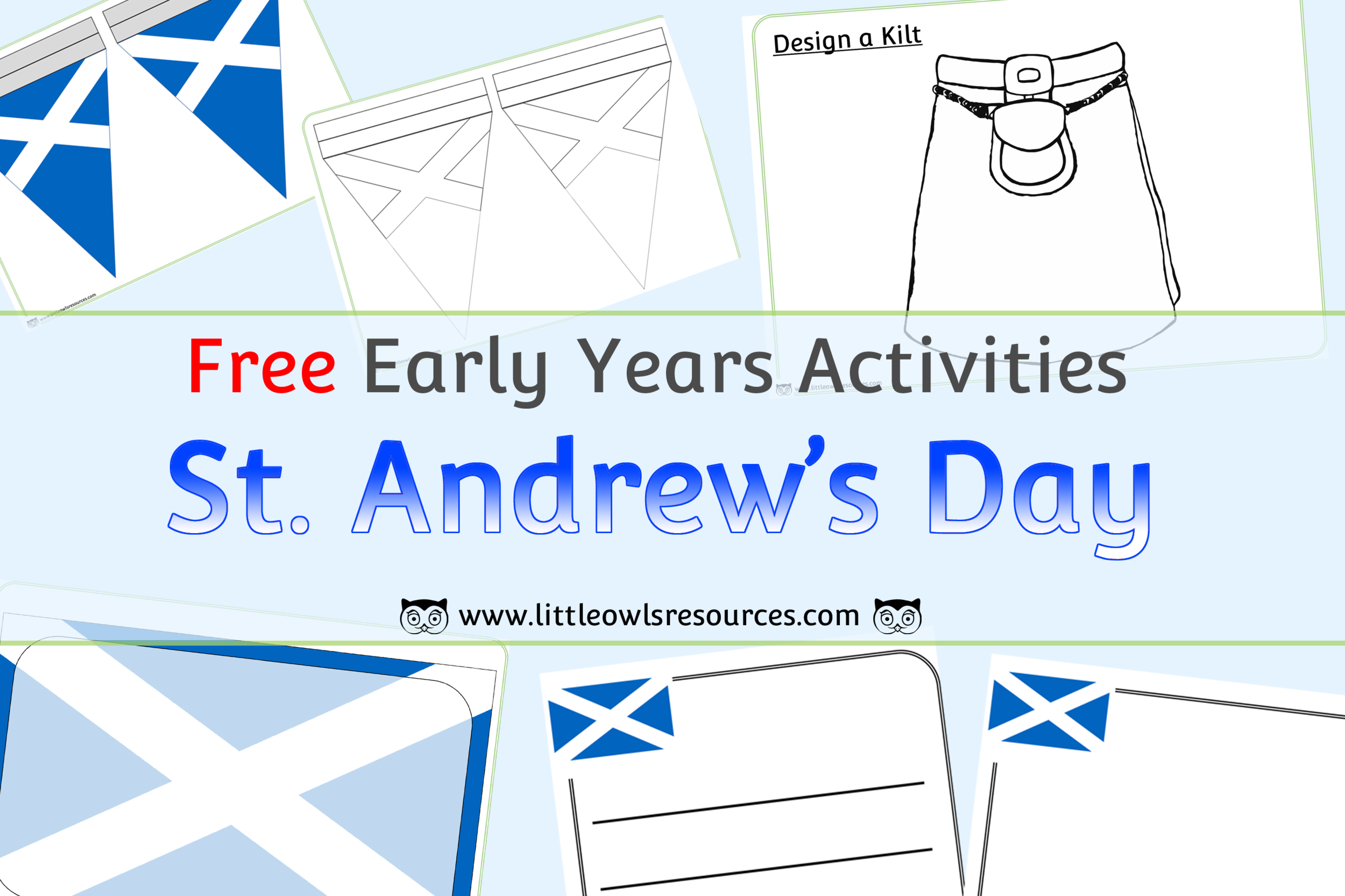 Free st andrews day colouringcoloring pages