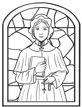 Â saint elizabeth ann seton â stained glass windows