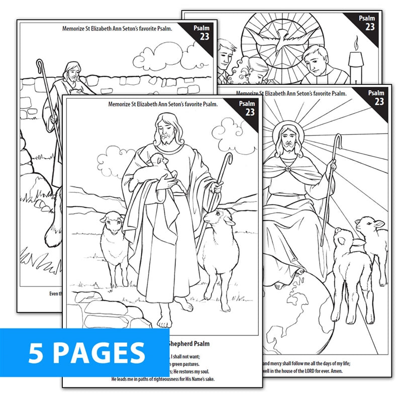Psalm coloring download â holy heroes