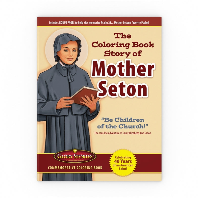 Mother seton coloring book â holy heroes