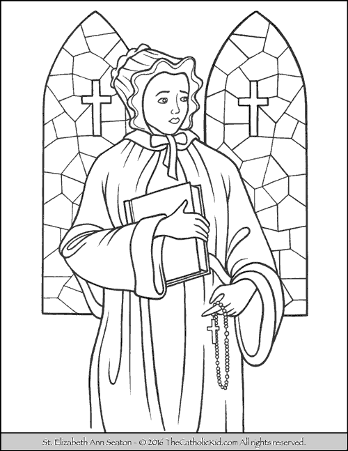 Color catholic coloring pages online