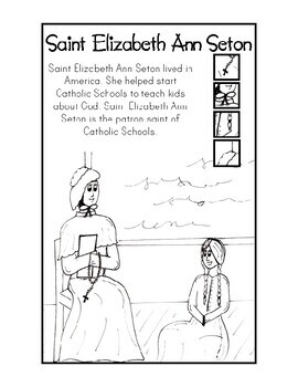 Catholic saint coloring pages book huge set of saints patron saints for kids