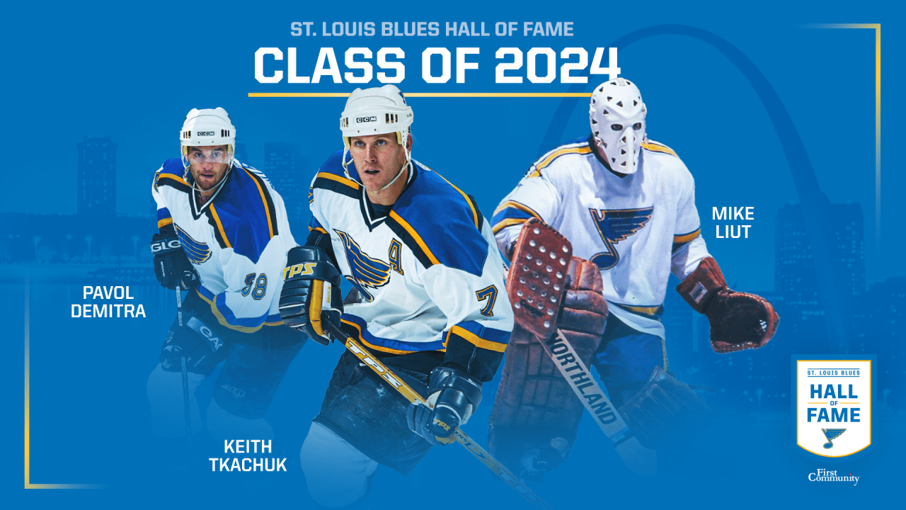Blues name hall of fame class st louis blues