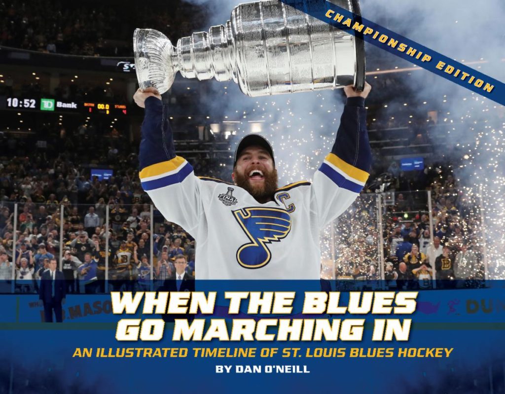 Blue is your color dan oneill releases new st louis blues hockey book â gazelle magazine