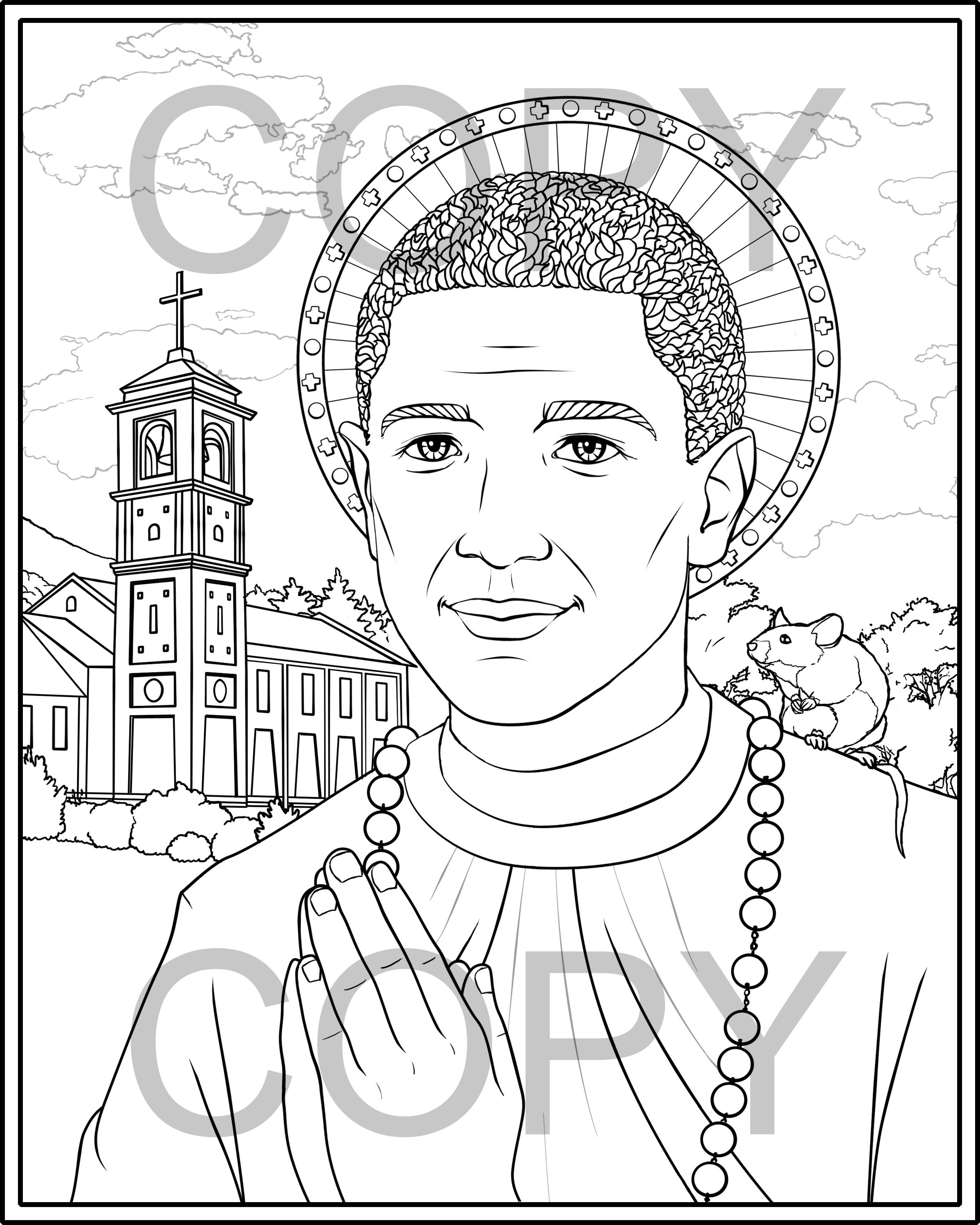 St martin coloring