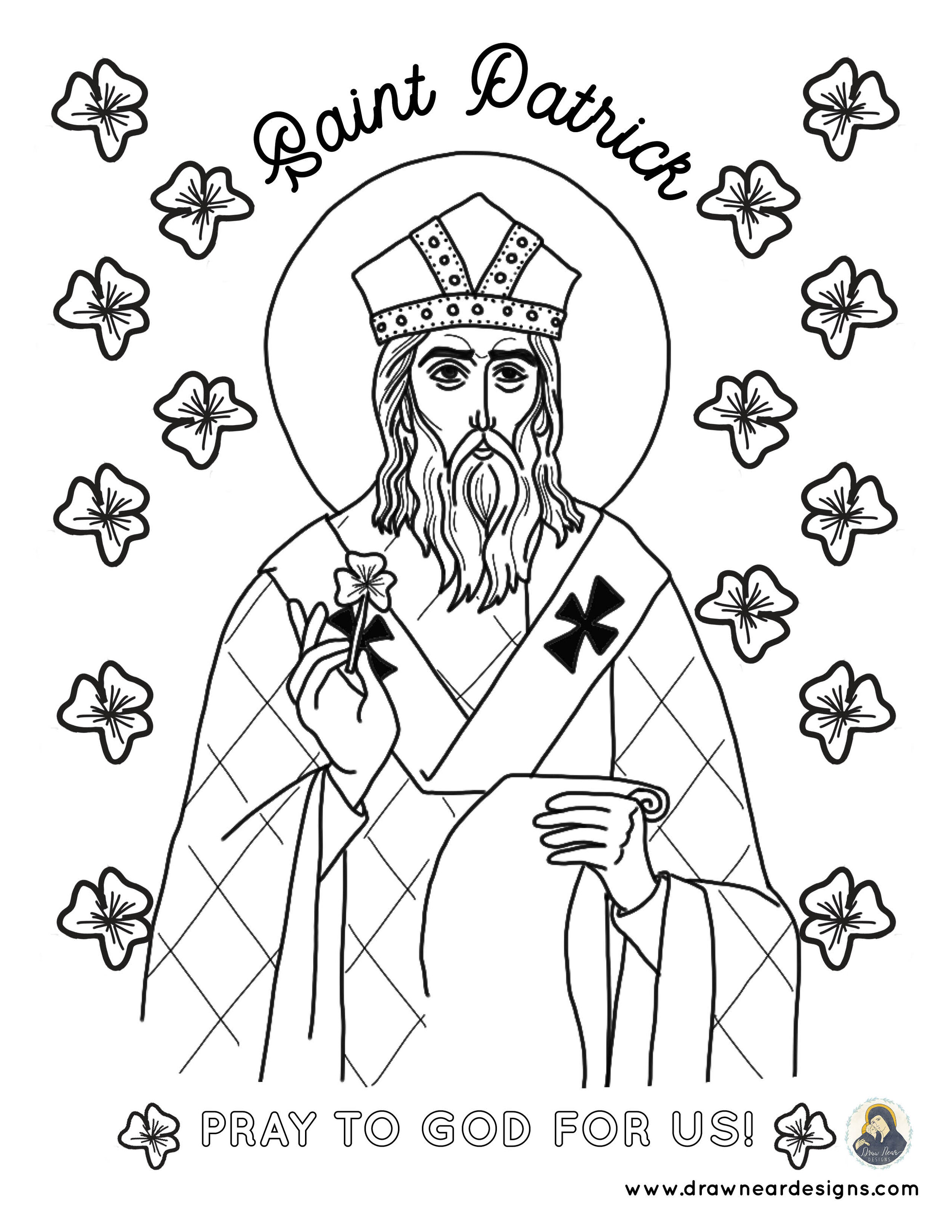 Saint patrick of ireland â draw near designs