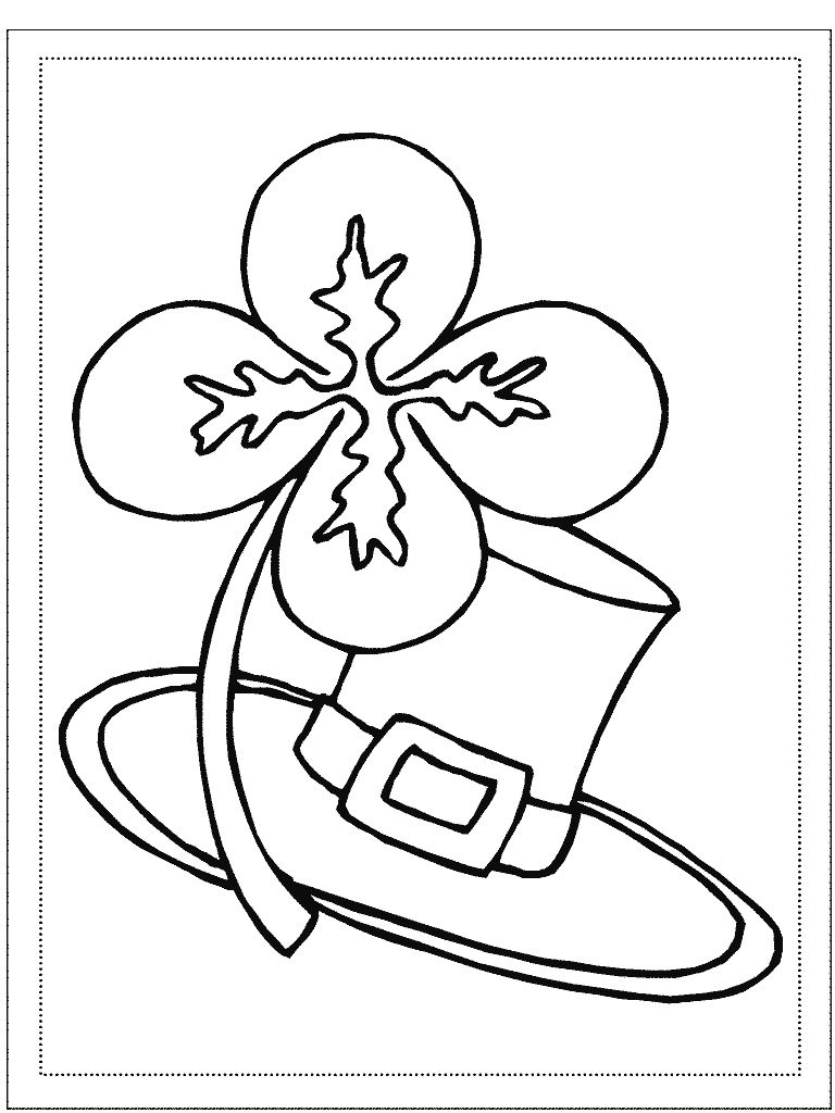 Free printable st patricks day coloring pages