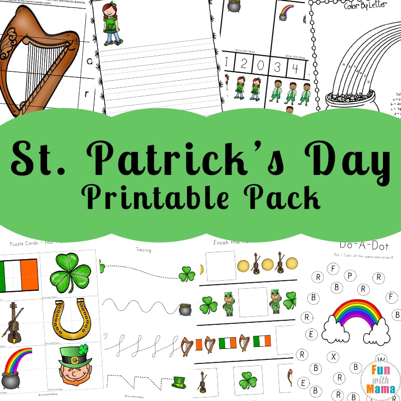 St patricks day coloring pages and activities