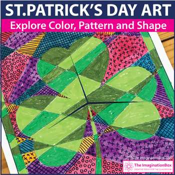 St patricks day coloring pages shamrock doodle art by the imagination box