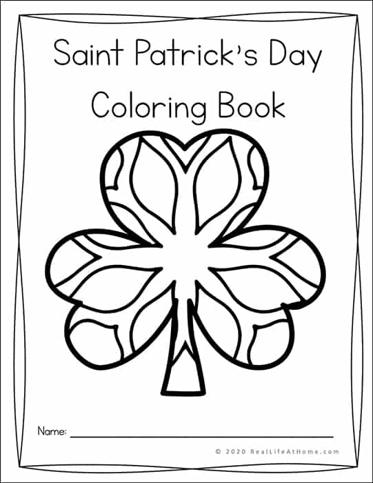Saint patricks day coloring pages with shamrocks for kids and adults
