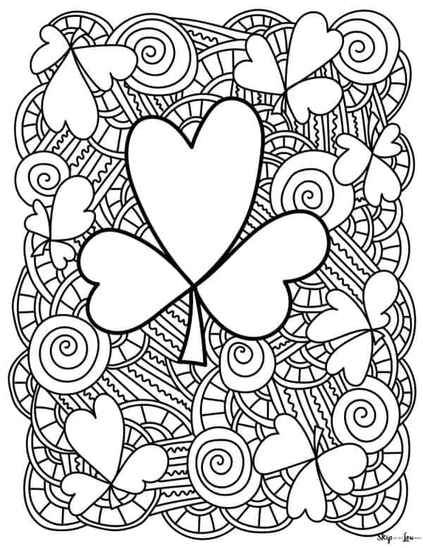 Free st patricks day coloring pages skip to my lou