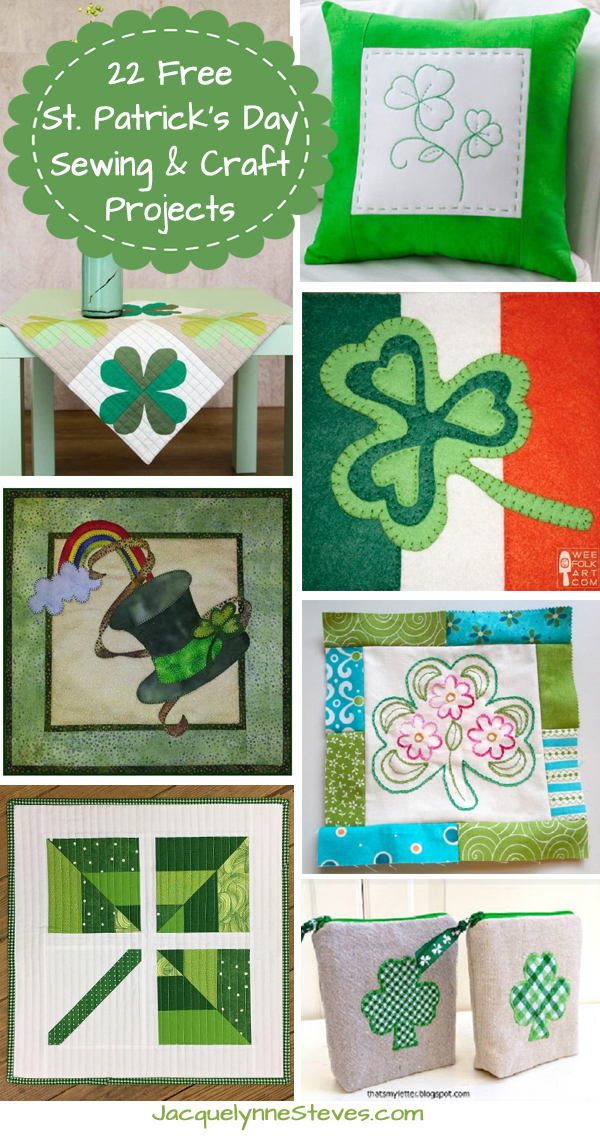 St patricks day sewing and craft projects