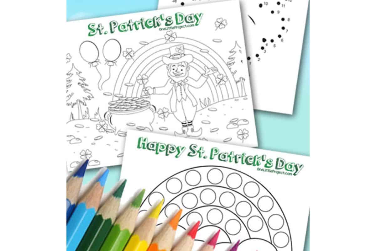Free printable st patricks day crafts and activities