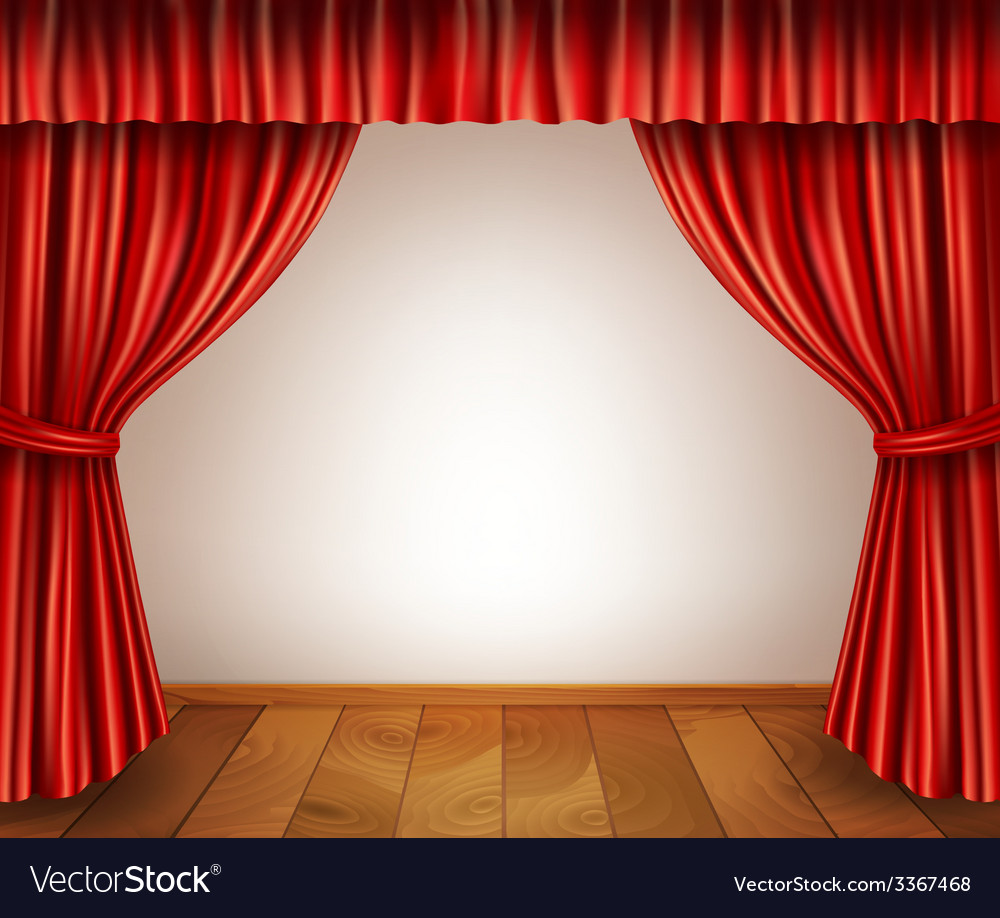 Theater stage background royalty free vector image