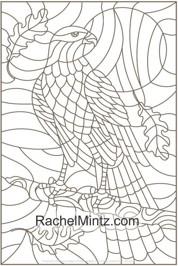 Gorgeous stained glass art coloring book digital pdf format â rachel mintz coloring books