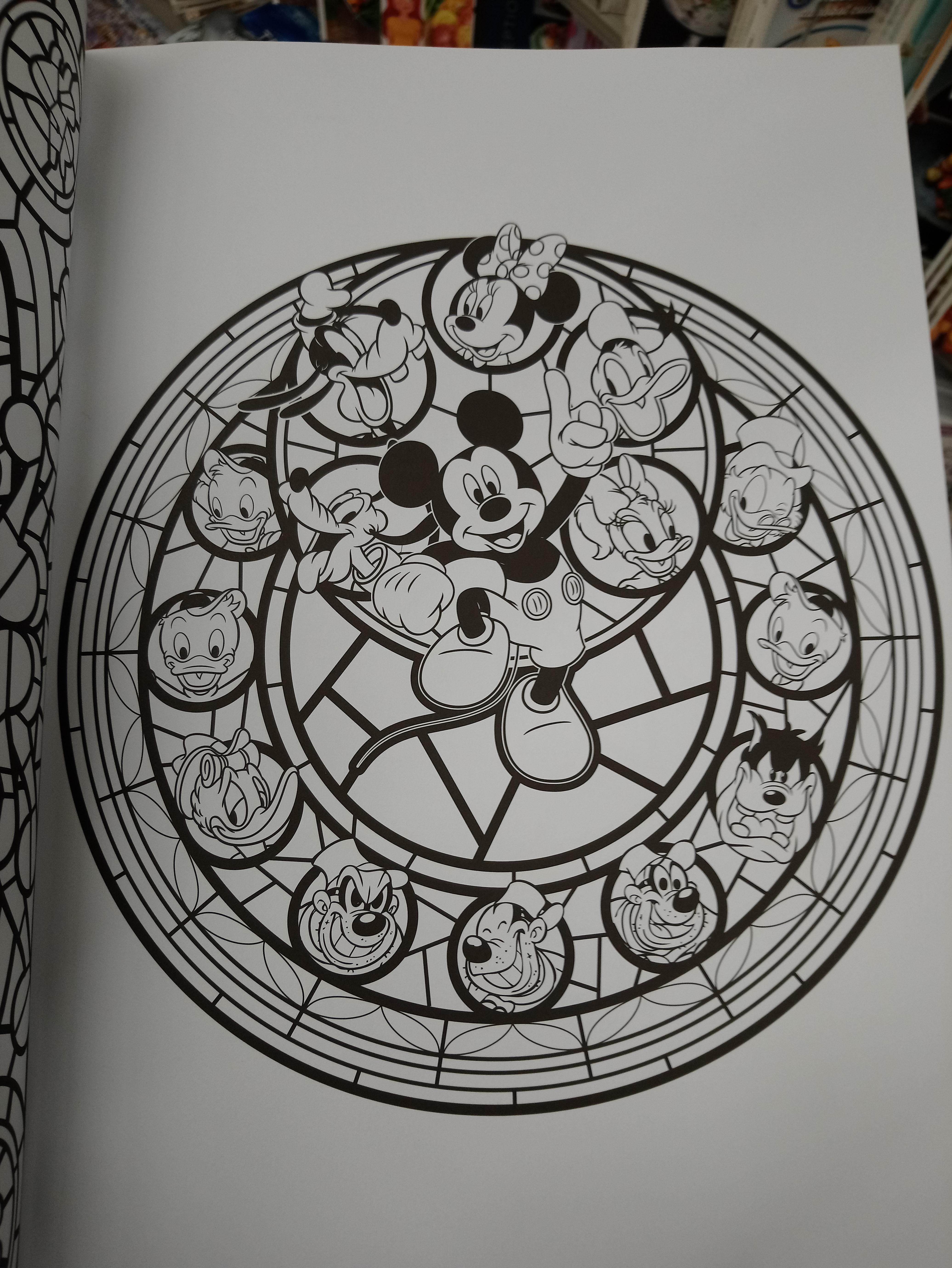 Found a coloring book about disney stained glass and is this a kh reference rkingdomhearts