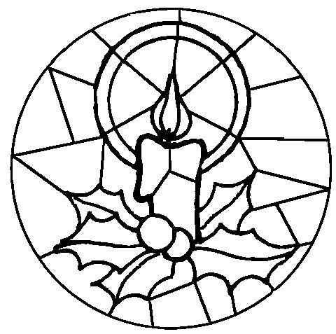 The candle of peace coloring page christmas coloring pages stained glass christmas christmas mandala