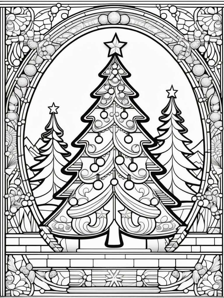 Christmas ornament balls coloring pages